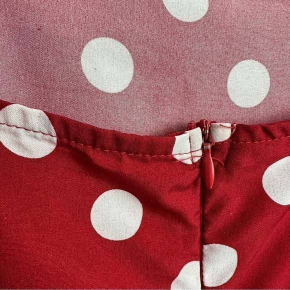 Shein Wide Leg Dotted Cropped Jumpsuit Small - Picture 7 of 7